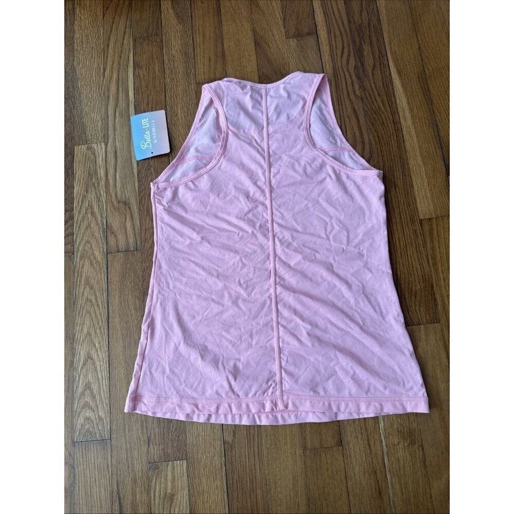 Sofibella Women's Bella Lite 50 UPF Keyhole Back Active Tank Top Pink Size M - Picture 5 of 5